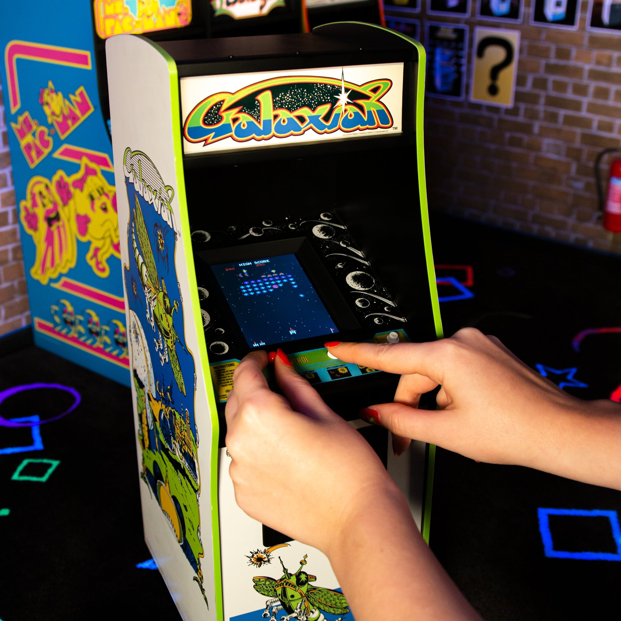 Official Galaxian Quarter Size Arcade Cabinet