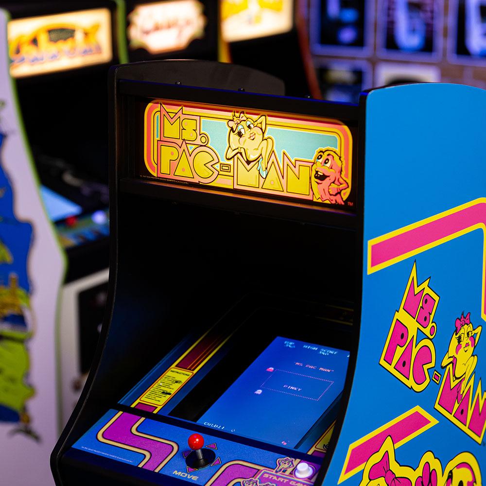 Official Ms Pac-Man Quarter Size Arcade Cabinet