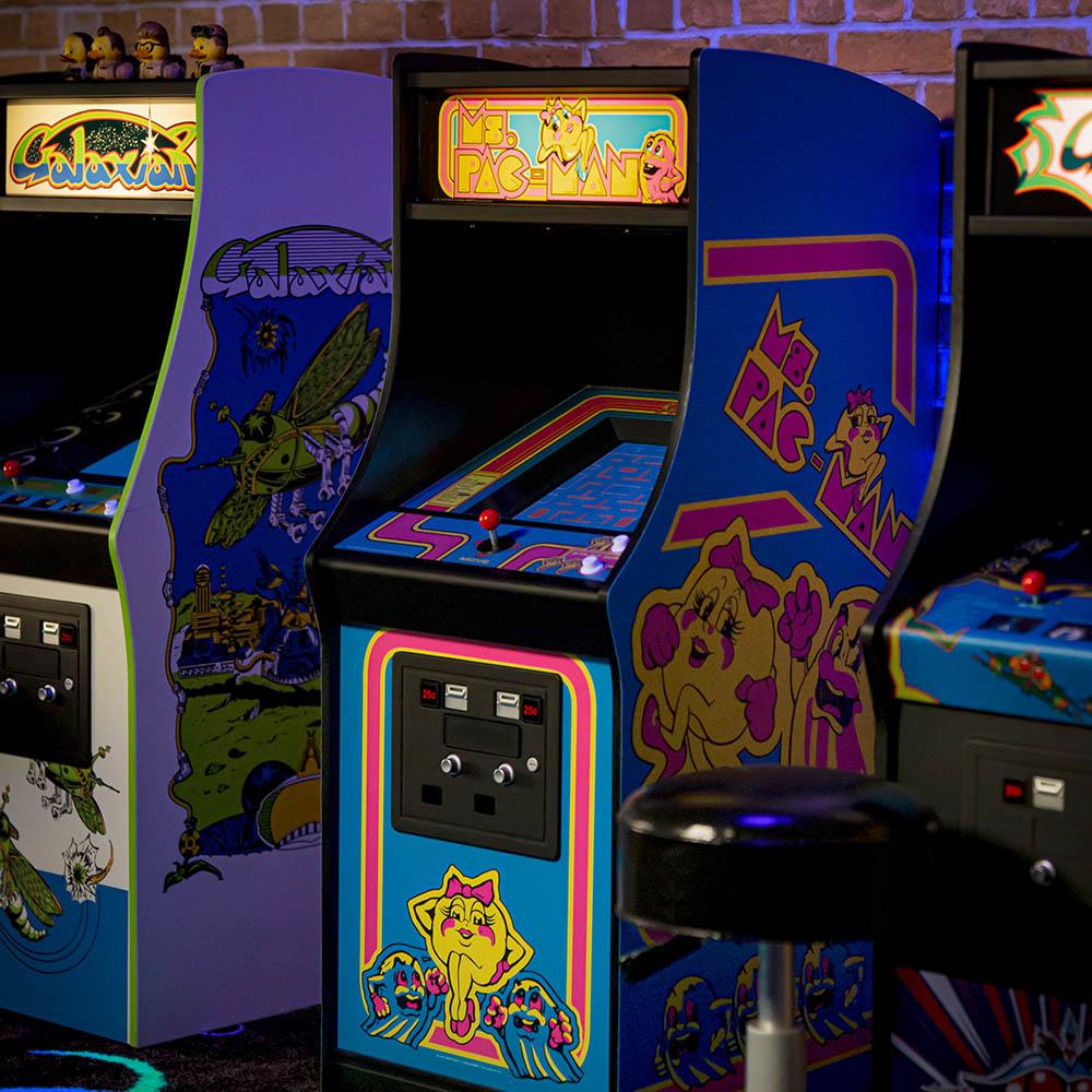 Official Ms Pac-Man Quarter Size Arcade Cabinet