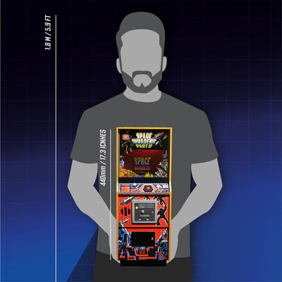 Official Space Invaders Part II Quarter Size Arcade Cabinet
