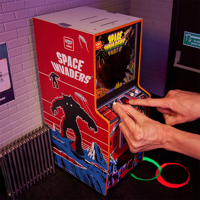 OFFICIAL TAITO SPACE INVADERS Part II Quarter Size Arcade Cabinet