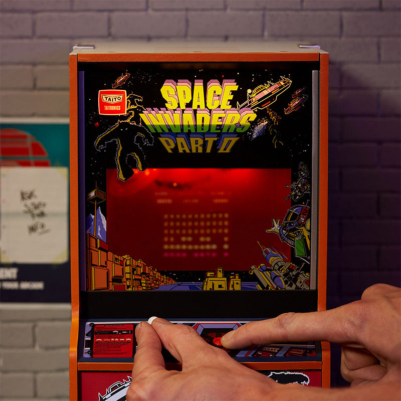 OFFICIAL TAITO SPACE INVADERS Part II Quarter Size Arcade Cabinet