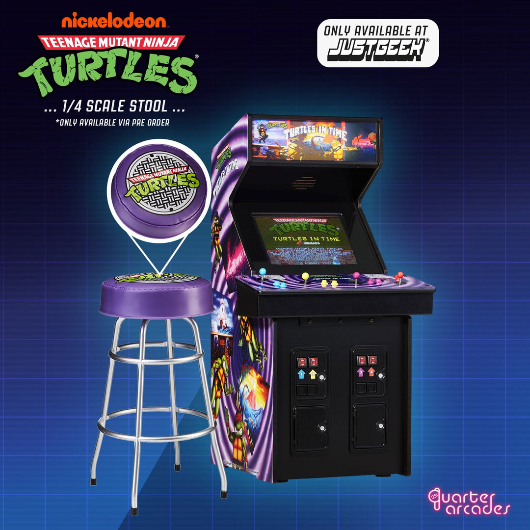 Official TMNT – Turtles in Time Quarter Arcade Cabinet +