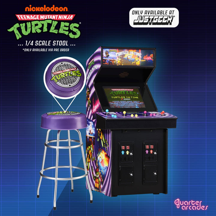 Official TMNT – Turtles in Time Quarter Arcade Cabinet +