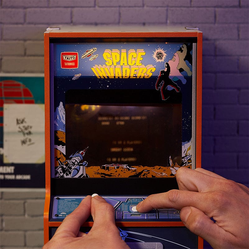 Official Space Invaders Quarter Size Arcade Cabinet (Exclusive Signed Collector&
