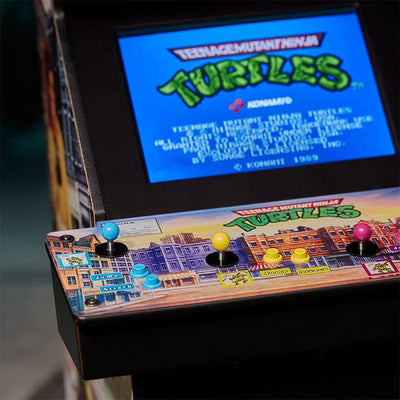 Official Teenage Mutant Ninja Turtles Quarter Size Arcade Cabinet + Stool